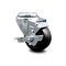 Service Caster 3.5 Inch Hard Rubber Wheel Swivel Bolt Hole Caster with Brake SCC-BH20S3514-HRS-TLB - alternate 1